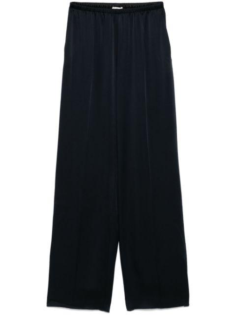 satin straight-leg trousers by FORTE_FORTE