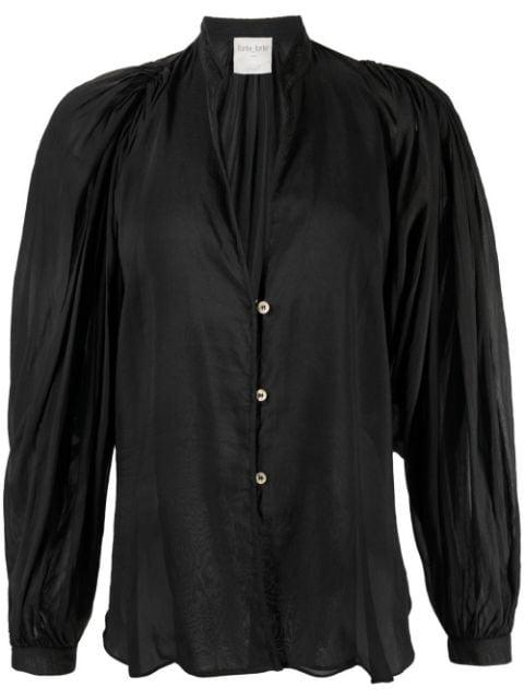 semi-sheer blouse by FORTE_FORTE