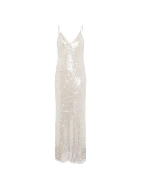 sequin-embellished maxi dress by FORTE_FORTE