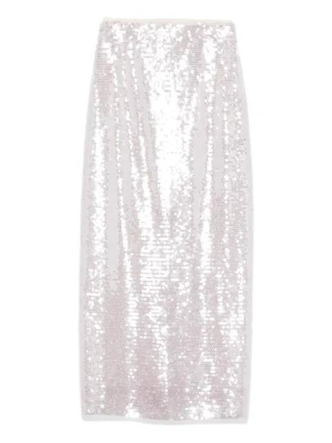 sequin-embellished midi skirt by FORTE_FORTE
