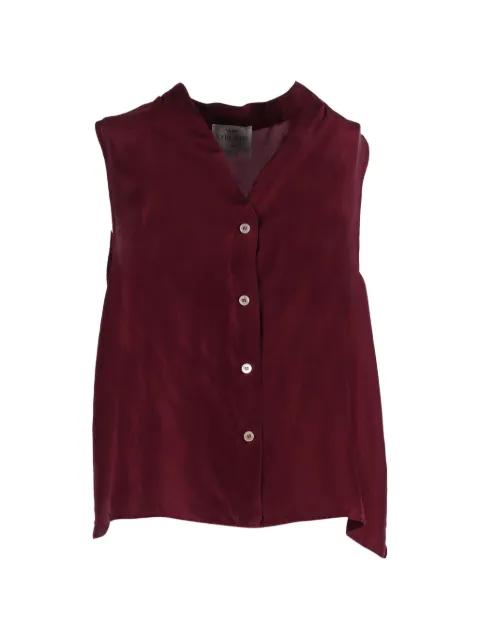 silk habotai v-neck top by FORTE_FORTE
