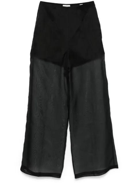 silk palazzo pants by FORTE_FORTE