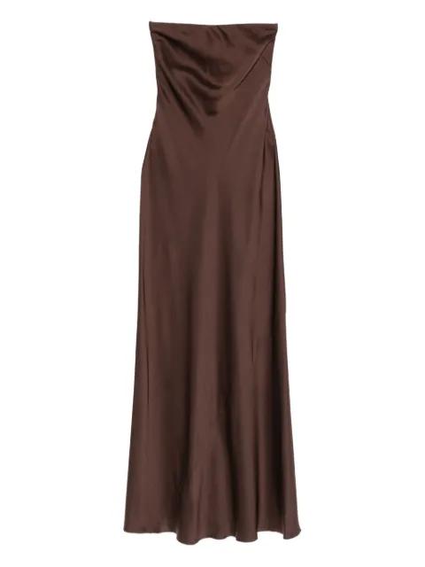 strapless midi dress by FORTE_FORTE