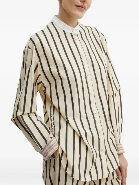 stripe-pattern shirt by FORTE_FORTE