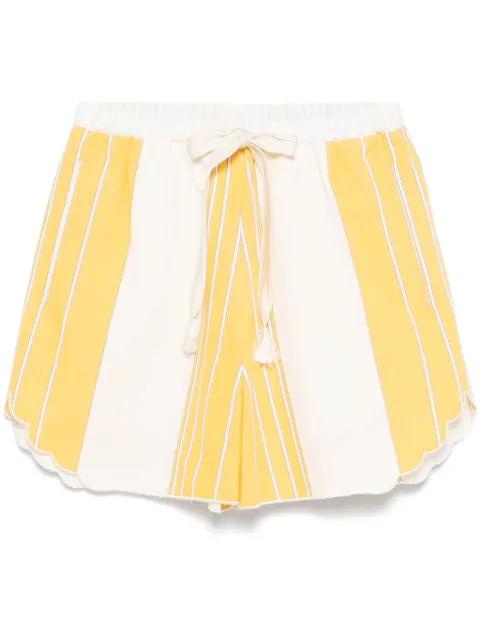 striped shorts by FORTE_FORTE