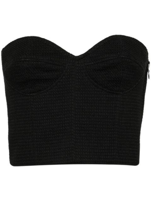 sweetheart cropped top by FORTE_FORTE