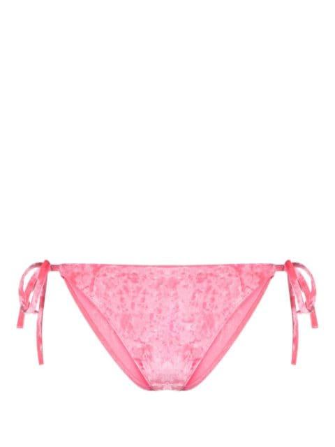 tie-fastening velvet bikini bottoms by FORTE_FORTE