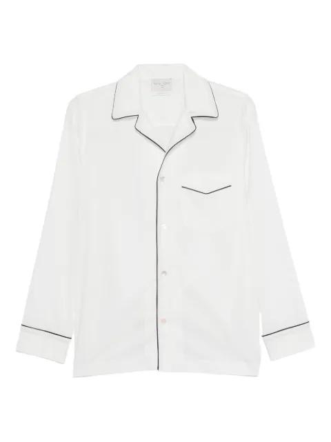 trim long-sleeve shirt by FORTE_FORTE