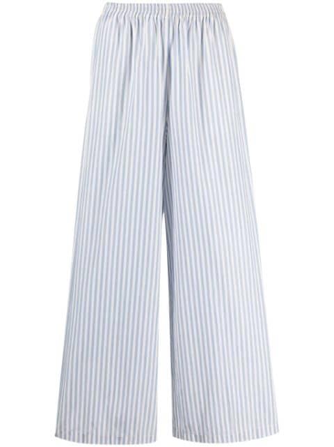 wide-leg striped trousers by FORTE_FORTE