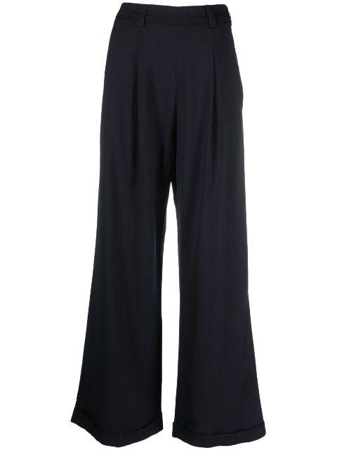 wide-leg tailored-cut trousers by FORTE_FORTE