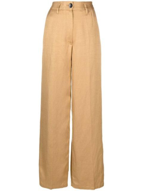 wide-leg tailored trousers by FORTE_FORTE