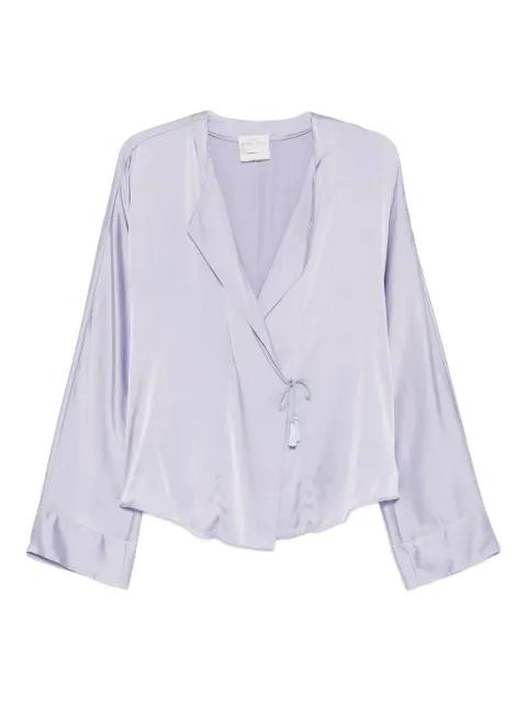wrap-tie blouse by FORTE_FORTE