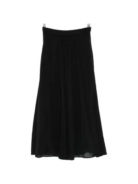 zip-fastening midi skirt by FORTE_FORTE