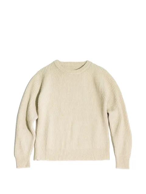 Alberto ribbed crew-neck sweater by FORTELA