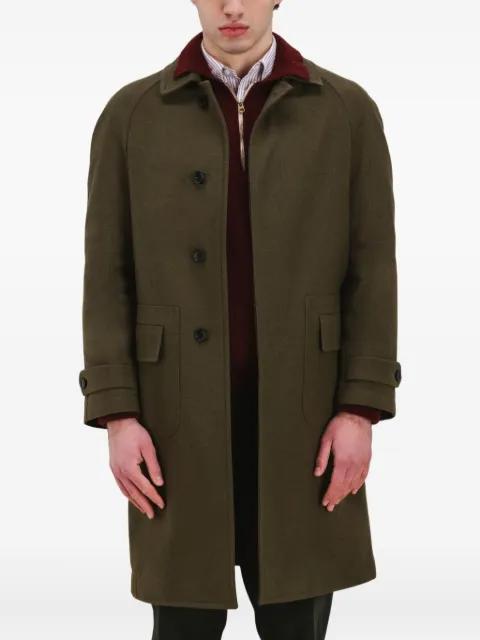 Amadeo buttoned wool coat by FORTELA