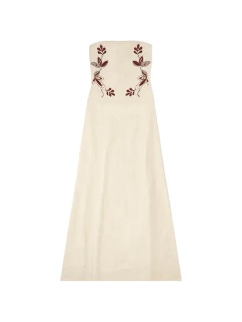 Anouk floral-embroidered dress by FORTELA