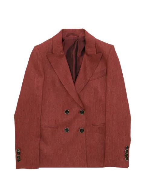 Bastien double-breasted linen blazer by FORTELA