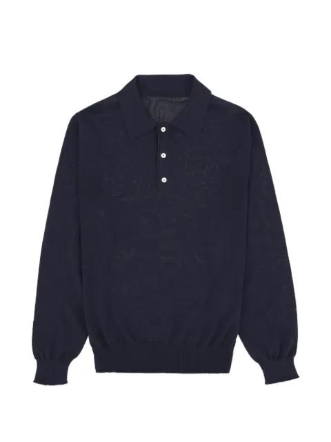 Bennet long-sleeve polo shirt by FORTELA