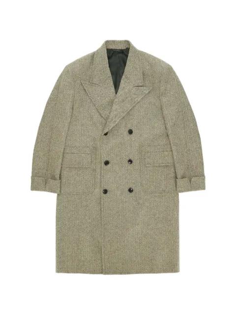 Bogart herringbone double-breasted coat by FORTELA