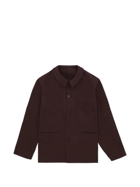 Boulevard patch-pocket shirt jacket by FORTELA