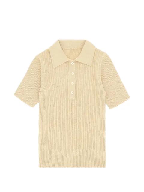 Camille half-button polo top by FORTELA