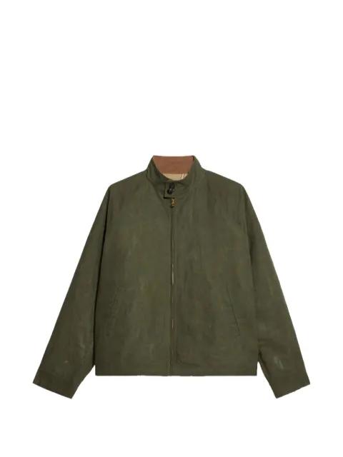 Carol waxed zip-up jacket by FORTELA