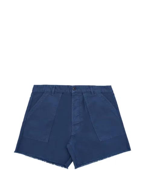 Colonel raw-edge shorts by FORTELA