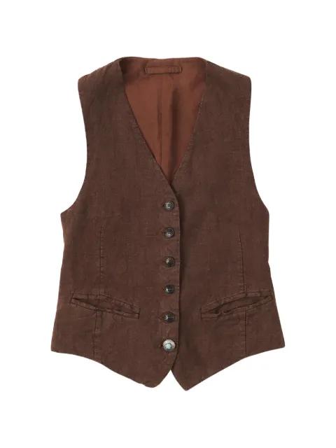 Debby button single-breasted vest by FORTELA
