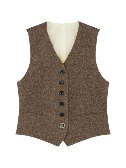 Demi single-breasted vest by FORTELA