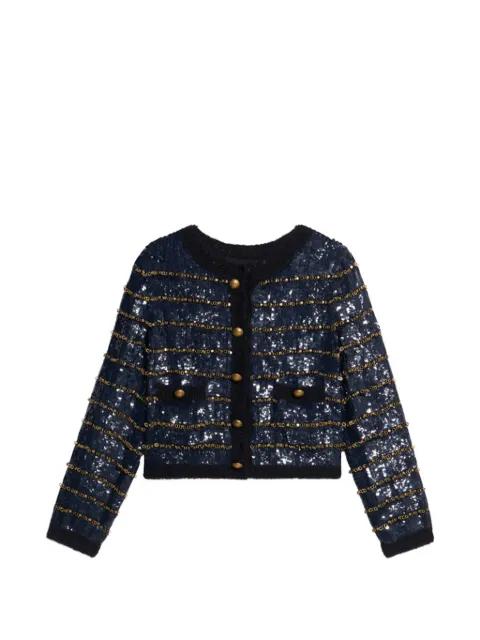 Divine sequin embroidered jacket by FORTELA