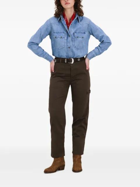 Fatigue patch-pockets trousers by FORTELA