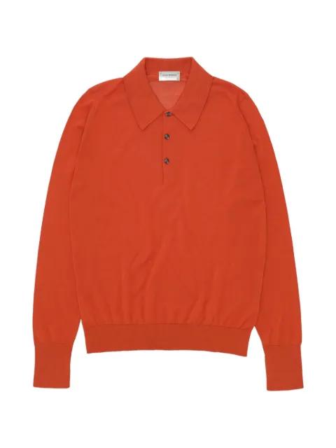 Finchley cotton-knit polo shirt by FORTELA