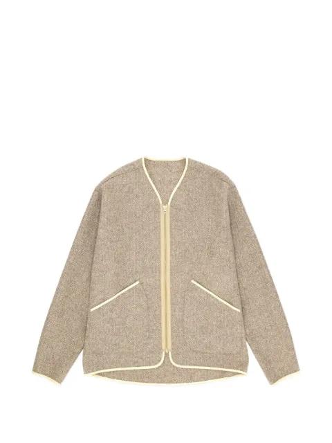 Herringbone sherpa jacket by FORTELA