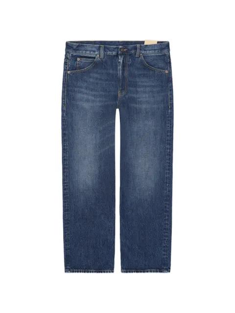 Jason bleach-wash jeans by FORTELA