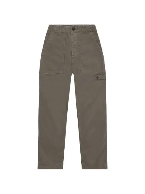Jerry button cotton straight trousers by FORTELA