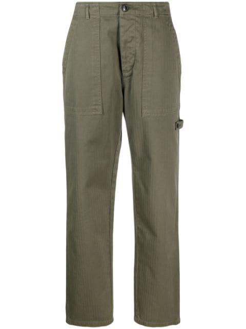 Jerry straight-leg cotton trousers by FORTELA