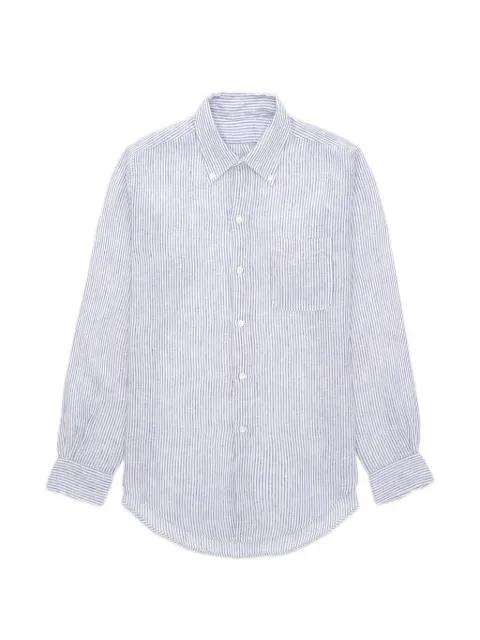 King striped linen shirt by FORTELA