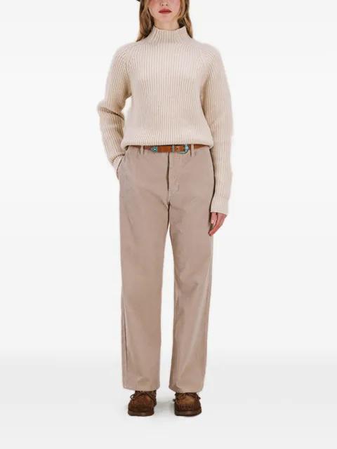 Leona1 high-neck ribbed sweater by FORTELA