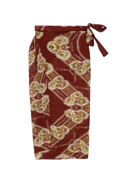 Nelly floral-print silk skirt by FORTELA