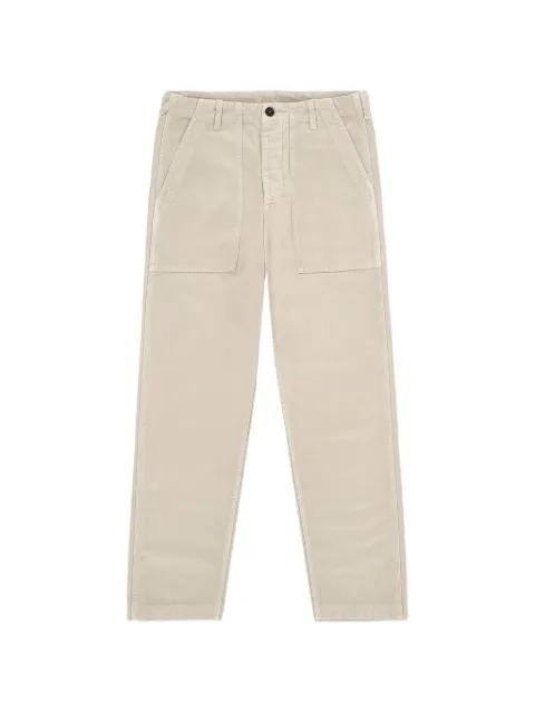 NewFatigue patch-pocket trousers by FORTELA