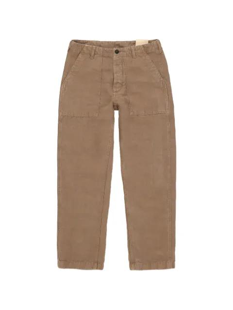 Newfatigue patch-pocket trousers by FORTELA