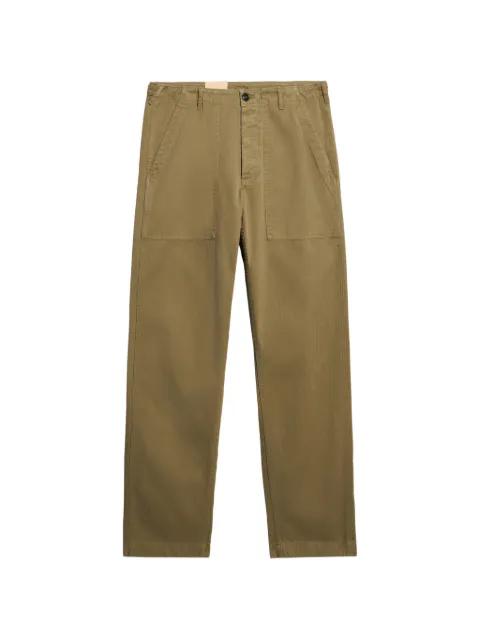 Newfatigue patch-pocket trousers by FORTELA