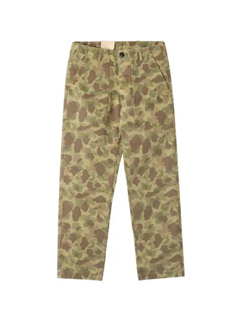 Newfatigue patch-pocket trousers by FORTELA