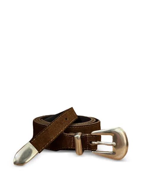 Phoenix suede buckle belt by FORTELA