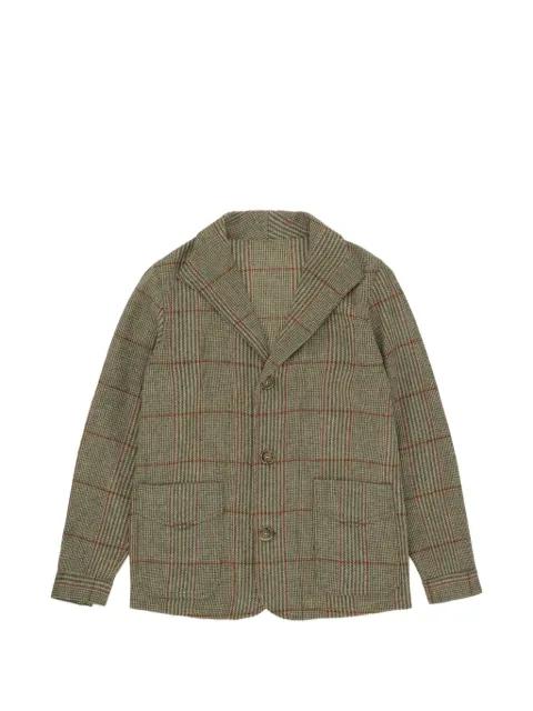Scotland check-pattern blazer by FORTELA