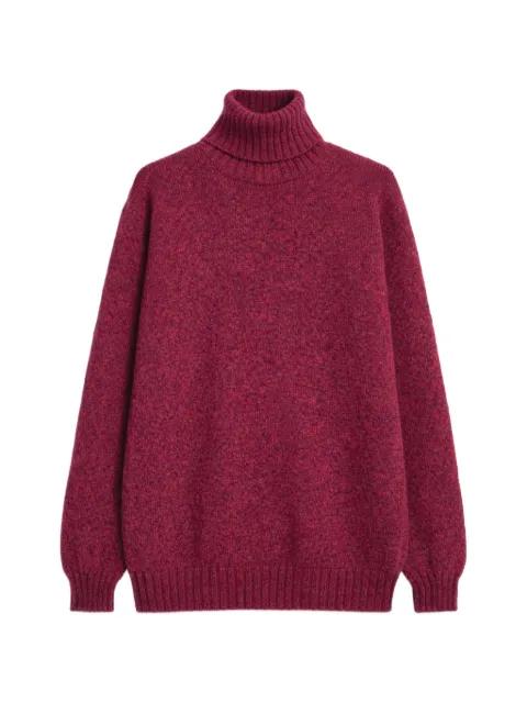 Shetland turtleneck wool sweater by FORTELA
