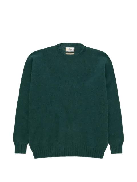 Shetlandcrewneck wool sweater by FORTELA