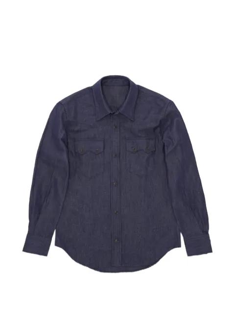 Smith heavy-chambray shirt by FORTELA