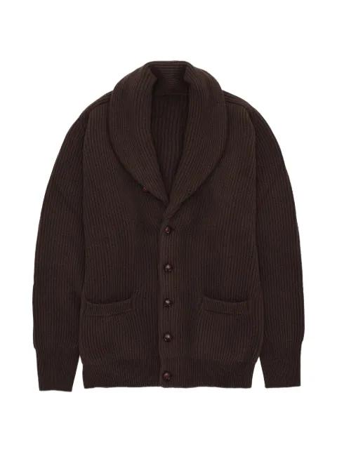 Stoke shawl-collar cardigan by FORTELA