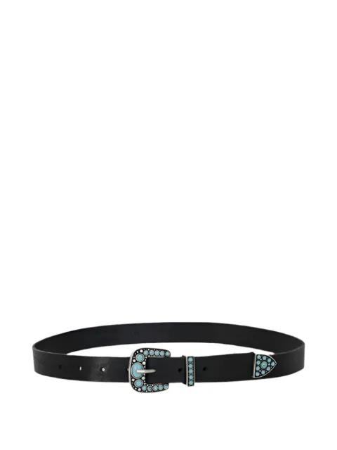Thelma leather belt by FORTELA